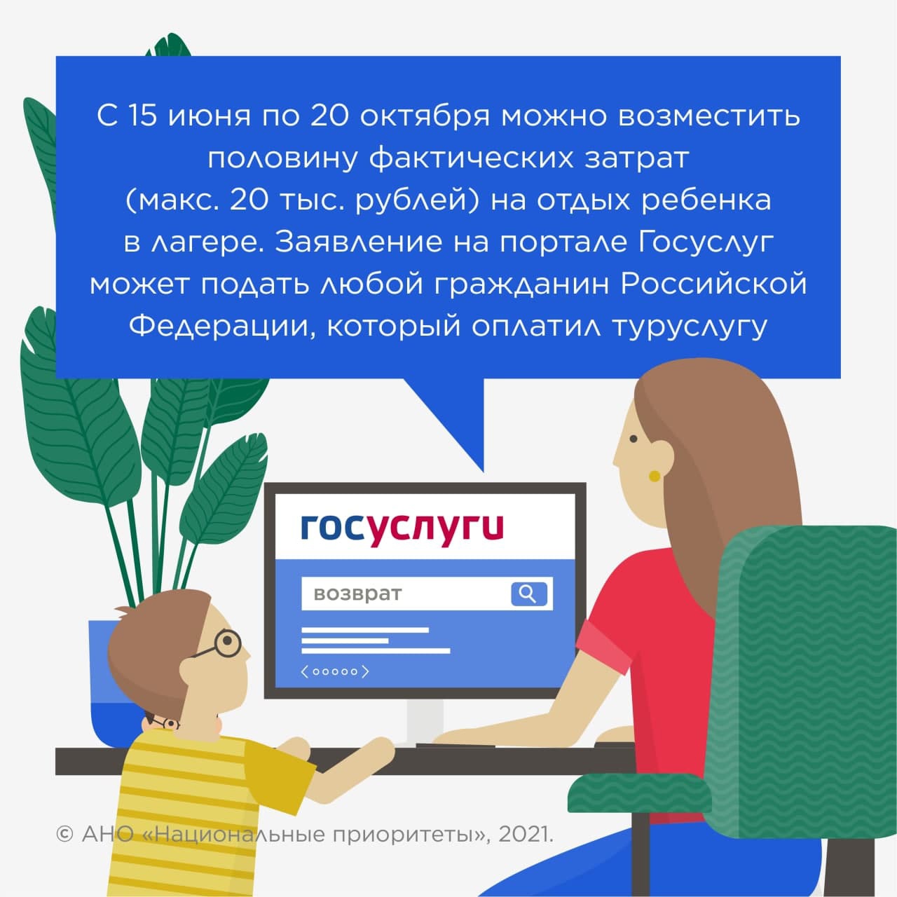 МКУ «МФЦ в городском округе Молодёжный МО» | Как получить компенсацию за  путевку в детский лагерь при оплате до 25 мая